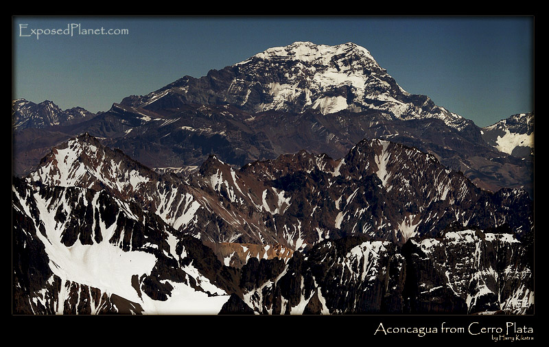 Aconcagua from Cerro Plata