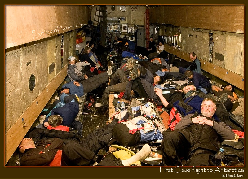 First Class flight to Antarctica