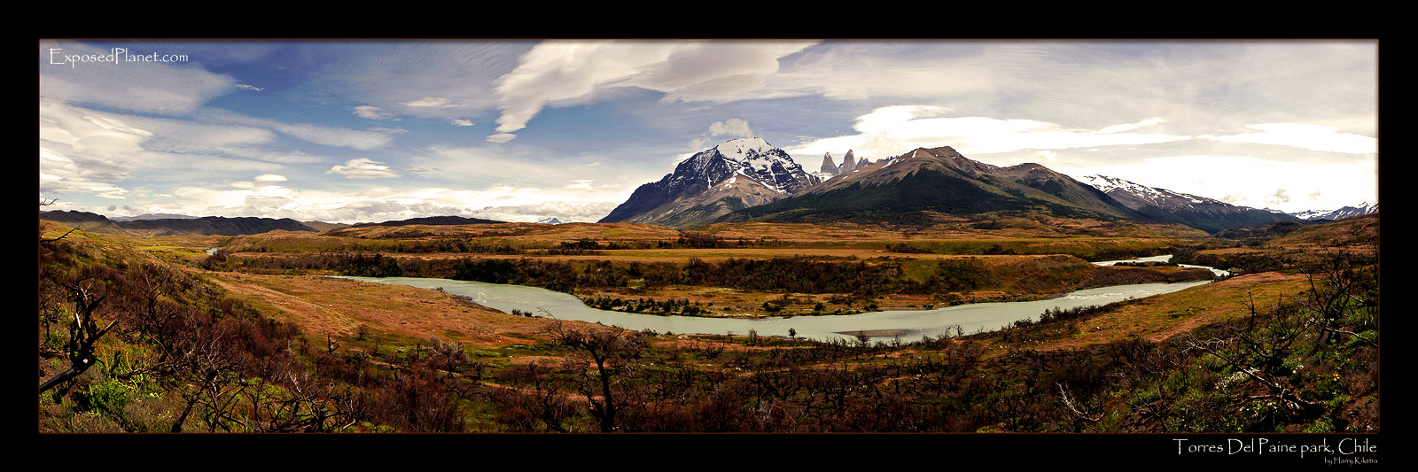 Torres del Paine panorama, Chile