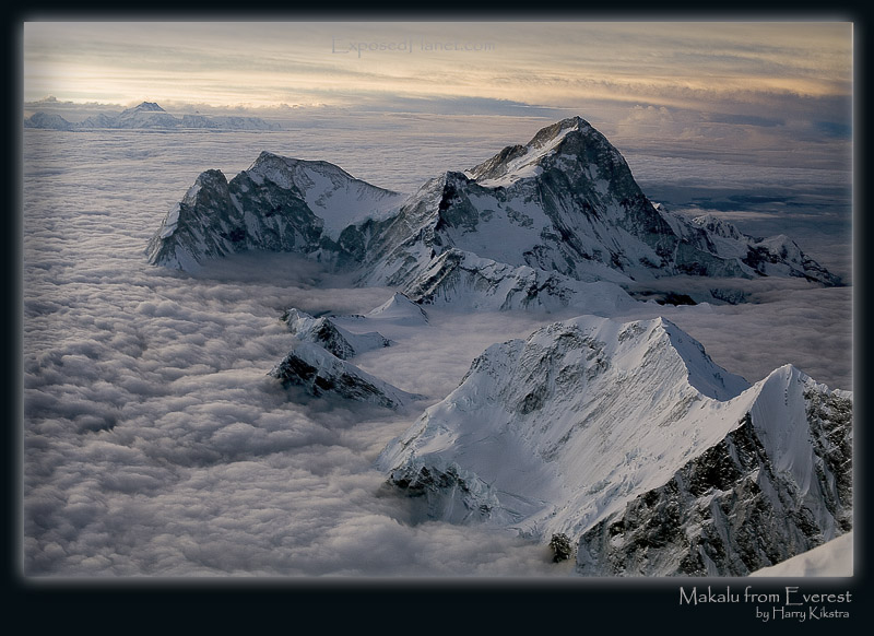 Makalu from the third step on Everest