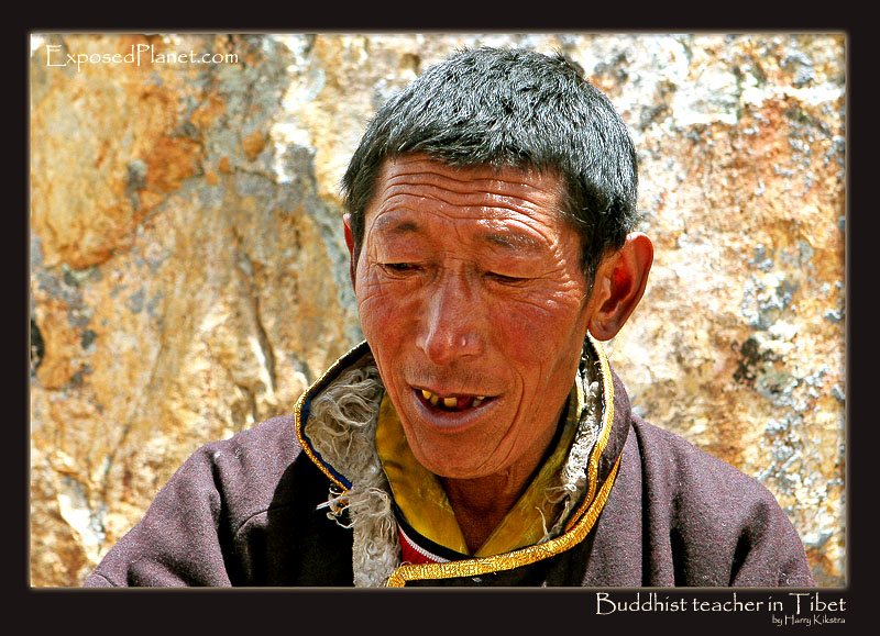 Holy teacher in Tibet