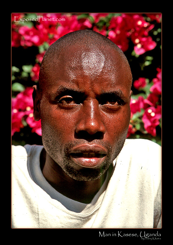 Man in Kasese, Uganda