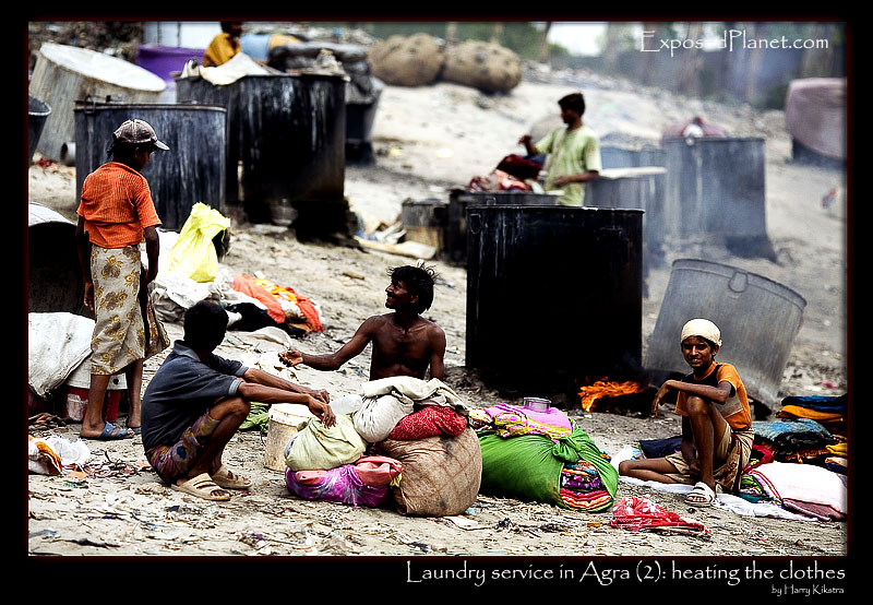 Laundry service in Agra, part 2: cooking the laundry