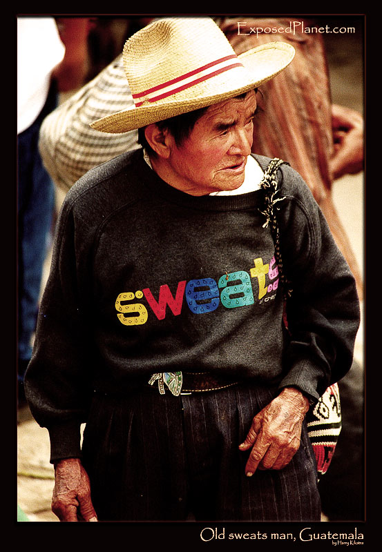 Guatemalan sweats man