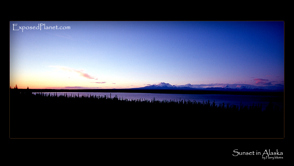 Sunset in Alaska