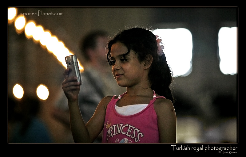 Turkish Princess taking pictures