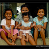 Kids along the Northern Highway, Belize