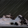 Startrails over Cerro Tronador, Patagonia