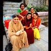 Lovely hindu ladies in Pashupatinath, Kathmandu