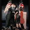 President Barack Obama’s kiss – Yes we can.