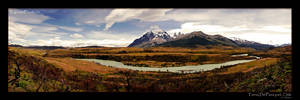 Torres del Paine panorama, Chile
