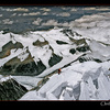 Vitor Negrete descending on mount Everest summitridge