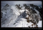 Climbers on Dome de Miage ridge, France