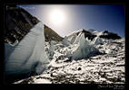 Sea of Ice Sharks near Everest, Tibet