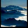 Monte Rosa from Mont Blanc, Alps