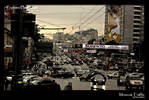 Evening traffic in Moscow