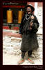 Praying man in Xigar, Tibet