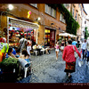 Ice cream shop in Rome, Italy