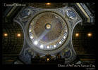 St Peter's cathedral dome in Rome, Italy