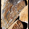 Photo of Buddha image in mani stones pile on ExposedPlanet.com