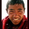 Buddhist monk at Rongbuk Monastery, Tibet