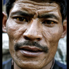 Tired Nepali porter