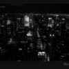 Manhattan New York at night, from Empire State Building